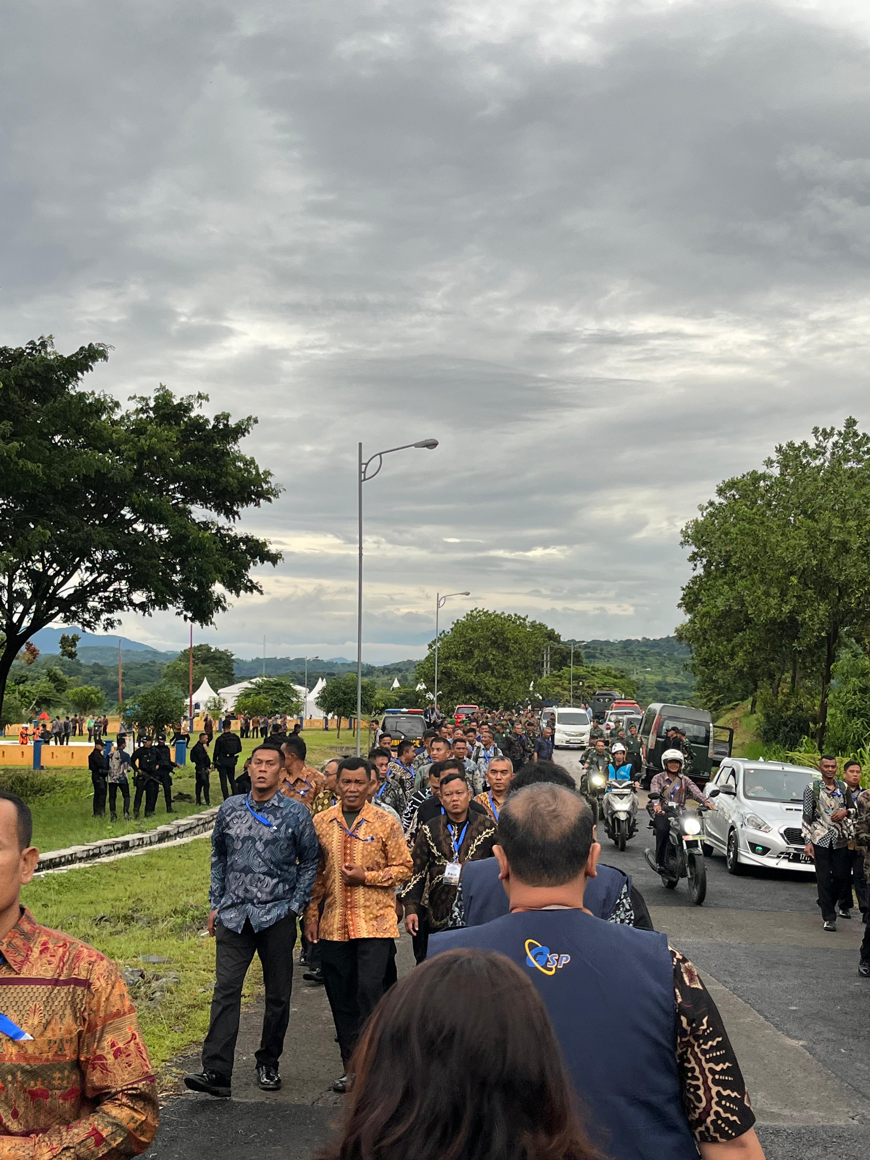 Peresmian PLTA Jatigede Sumedang, Jawa Barat, Senin 20 Januari 2025