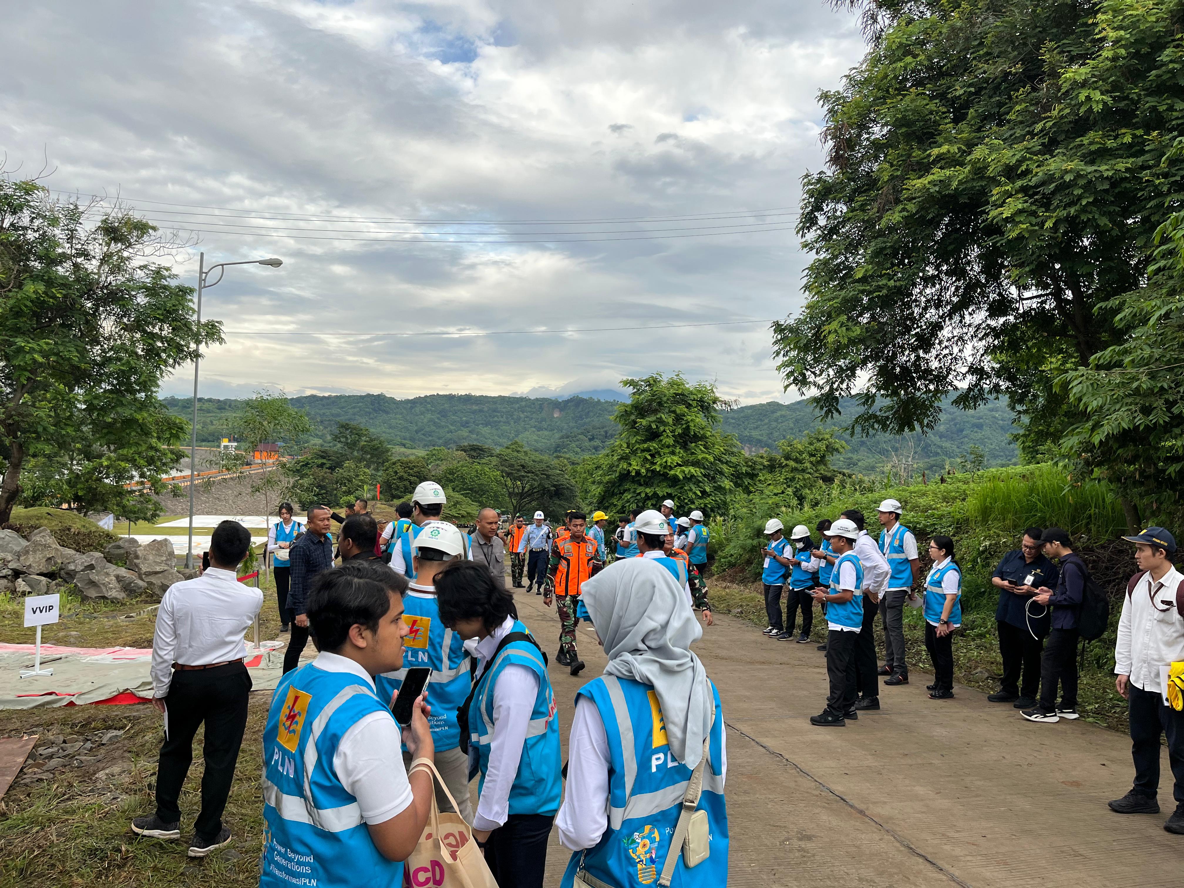 Peresmian PLTA Jatigede Sumedang, Jawa Barat, Senin 20 Januari 2025